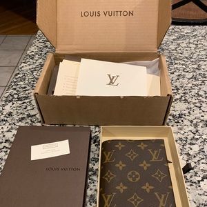 LV notebook cover